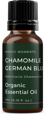 Mystic Moments | Organic Chamomile German Blue Essential Oil 5ml - Pure & Natural Oil for Diffusers, Aromatherapy & Massage Blends Vegan GMO Free - Image 3