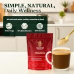 Reishi Mushroom Powder 15:1 Extract (60 servings) | Promotes Immune Health & Stress Support | 1 Serving Equals 15,000mg of Raw Mushroom | 30% Beta Glucans | Tested for Purity & Safety - Image 3