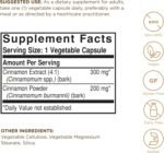 Solgar Cinnamon Vegetable Capsules - Pack of 100 - Fights Damage From Free Radicals - Naturally Sourced - Vegan, Kosher and Gluten-Free - Image 3