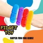 8pcs Pop Tubes Sensory Fidget Toys For Children or Adults, Autism and Special Needs. Reduce Anxiety and Stress - Image 5