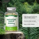 Odourless Garlic Capsules 30,000mg | 60 Softgels | High Strength Concentrated Garlic Oil Extract | Nature's Truth - Image 3