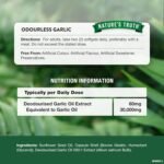 Odourless Garlic Capsules 30,000mg | 60 Softgels | High Strength Concentrated Garlic Oil Extract | Nature's Truth - Image 4