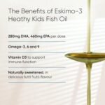 Eskimo-3 Healthy Kids Fish Oil by Metagenics - Omega-3, 6 & 9 + Vitamin D, 740mg EPA + DHA - Tutti Frutti, 210ml - Image 6