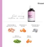 Known Advanced Menopause Support Liquid Bottle - Libifem® & Vollagen® - Supports Menopause Symptoms - Natural Orange & Honey Flavour - 14 Servings - Image 7