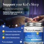 Kids Magnesium Bedtime Lotion with Vitamin D (120ml (Pack of 1), Lavender & Chamomile) - Image 3