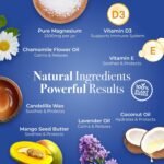 Kids Magnesium Bedtime Lotion with Vitamin D (120ml (Pack of 1), Lavender & Chamomile) - Image 4