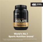 Optimum Nutrition ON Gold Standard 100% Isolate Pure Whey Protein, Naturally Occurring BCAAs and Glutamine, Pre and Post Workout, Chocolate Flavour, 31 Servings, 930 g - Image 3