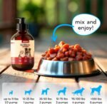 Wild Salmon Oil for Dogs & Cats - Omega 3 Fish Oil for Dogs with EPA & DHA supplements for Skin & Coat, Dandruff, Heart & Immune System, Joint and Brain Support - 250 ml - Image 5