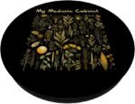 My Medicine Cabinet Plants Medicinal Herbs Natural Healing PopSockets Swappable PopGrip - Image 3