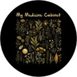 My Medicine Cabinet Plants Medicinal Herbs Natural Healing PopSockets Swappable PopGrip - Image 4