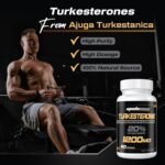Turkesterone Supplement 1200mg Ajuga Turkestanica Extract (4 Packages)- High Strength, Standardized to 20% Turkesterone, Muscle Growth & Strength - Vegan, Free from Soy, Additives - Image 8