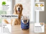 Calming Treats for Dogs – Soft Peanut Butter Chews (360g) | Reduces Anxiety, Stress & Barking | Non-Hemp, Natural Ingredients – Promotes Relaxation - Image 3