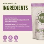 Pulsin - Natural & Unflavoured Vegan Rice Protein Powder - 250g - 8.1g Protein, 0.4g Carbs, 43 Kcal Per Serving - Low Carb, Gluten Free, Plant Based, Palm Oil Free & Dairy Free - Image 3