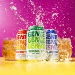 GENIE LIVING DRINKS - Kombucha, Delicious Soft Drinks, Fermented 10 Days for Gut Health, 100% Vegan, No Sweeteners, No Nasties, Made in the UK, Natural Energy, 330ml Cans, Mix Pack x 3 - Image 6