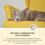 Vitamin B Complex for Dogs – 120 Tablets | 4-Month Supply – High-Dose B Vitamins for Dogs & Cats with B1, B2, B3, B5, B6, B9, B12, Vitamin K, L-Tryptophan & Selenium - Image 3