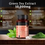 Green Tea Extract 10,000mg – High Strength Antioxidant Supplement | 98% Polyphenols, 50% EGCG | 360 Tablets (2 x 180) | 12 Month Supply | Maximum Potency, Premium Quality by Pureclinica - Image 5