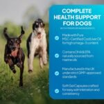 Cod Liver Oil 550mg for Dogs | 180 Soft Gel Capsules | Support the Health of The Skin and Coat | Manufactured in the UK - Image 4