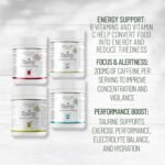 Lily & Loaf Energy Drink – Vegan Energy Powder with Caffeine, Taurine & 11 Vitamins, Focus & Performance Support, 300g | 60 Servings - Image 3
