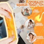 Durable Squishy Cube Squeeze Toys, Stress Cube Fidget Toy for Anxiety Relief, Not Easy to Fall Off Sensory Toys for Boys Girls Age 3+ (3 Pack 5cm Liquid Swirl Design) - Image 3