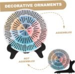 NUOBESTY Emotion Wheel with Stand 2pcs, Desktop Feelings Chart Ornament for Mental Health, Office and Home Decor, Emotions Wheel Decoration for Therapy and Stress Management - Image 4