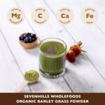 Sevenhills Wholefoods Organic European Barley Grass Powder 1kg, European (EU) | Cultivated in Europe | High in Vitamin C and Iron - Image 3