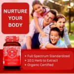 Organic Moringa Capsules - Pure Moringa Powder Leaf Supplement | Soil Association Certified Organic | UK Made Green Superplant Extract | 60 Natural Easy Swallow Ayurvedic Capsules - Image 4