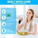 ACWOO Arthritis Gloves, Elastic Wrist Support Thumb Support Brace with Gel, Breathable Comfortable Carpal Tunnel Splint per Relieves Wrist Thumb Pain, Sprains, Tendonitis and Joint Pain (S) - Image 4