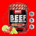 NXT Beef Protein Isolate 540g - High Protein Powder in Natural Amino Acids - Paleo, Keto Friendly - Dairy and Gluten Free | 540g (Strawberry & Lime) - Image 3