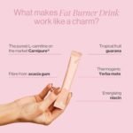 Fat Burner Drink – L-Carnitine, Guarana, Yerba Mate Leaf Extract, and Papaya Extract – Mango Flavoured Drink - 30 Sachets for 30 Days - TummyTox - Image 3
