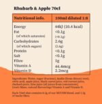 MUUSH Rhubarb & Apple with Lion’s Mane Drink | Brain Boost, Gut Health & Natural Energy | Low Sugar, Vegan | Functional Mushroom Beverage with Naturally Sweetened | Low Calorie | 700ml - Image 3