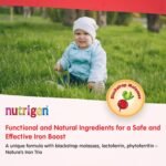 Nutrigen Nutriferon Liquid Iron Supplement for Kids – Blackstrap Molasses, Lactoferrin, Phytoferritin & Rosehip, Powerful Results—Naturally Restore Iron Levels, 150 mL - Image 4
