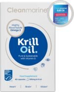 Krill Oil – High Strength Omega 3 with EPA & DHA – Phospholipid Formula for Better Absorption – Plus Astaxanthin, Choline & Vitamin D – Heart, Brain & Eye Support – 60 Capsules - Image 6