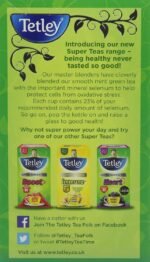 Tetley Super Green Tea Detox Mint Bags x20 - Image 4