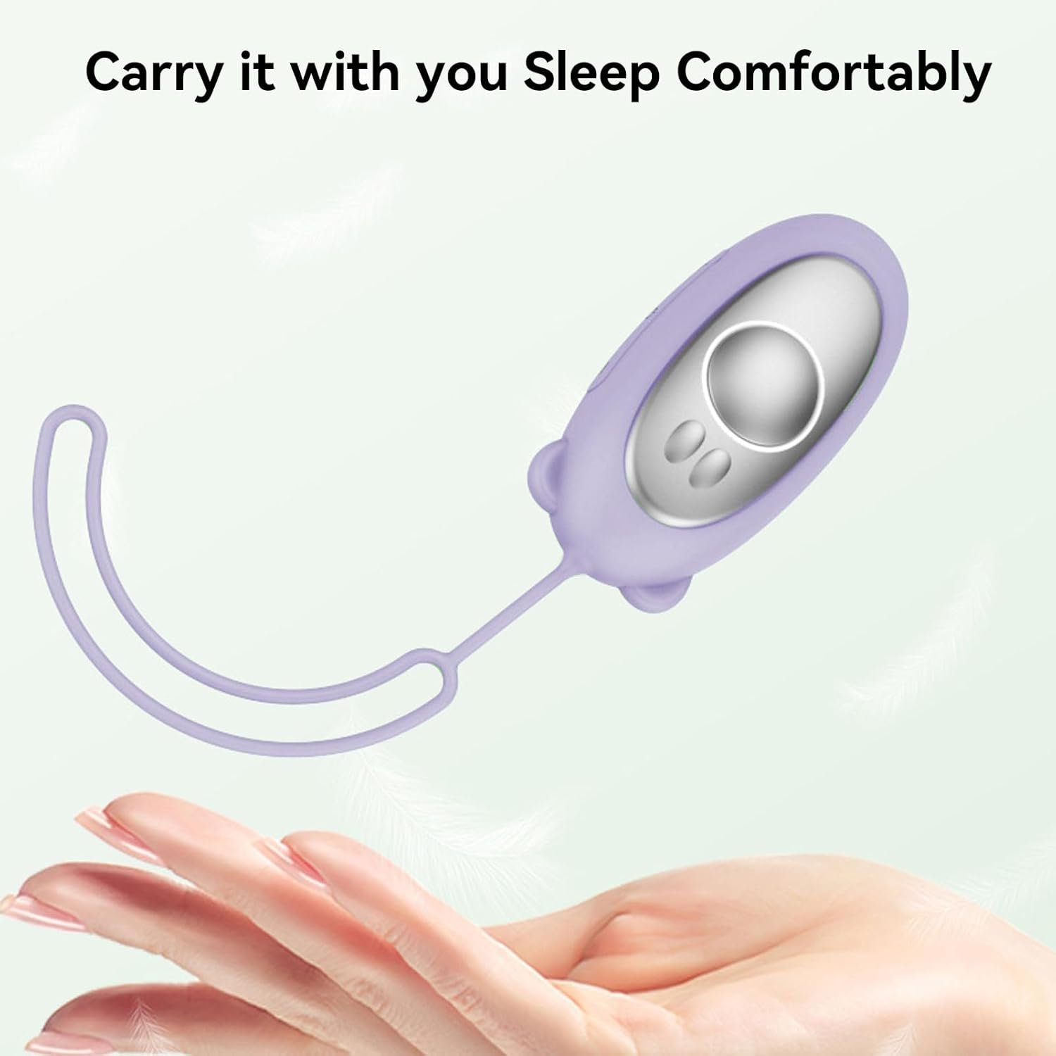 Sleep Aid Device, Microcurrent Sleep Aid for Anxiety Relief and Insomnia, Type-C Charging Calm Carry Portable for Insomnia Relief, Improve Deep Sleep(Purple) - Image 5