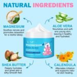 Magnesium Cream for Kids - Natural Soothing & Calming Magnesium Lotion with Aloe Vera & Chamomile, Perfect for Sensitive Skin, Promotes Relaxation & Better Sleep - 120g - Image 5