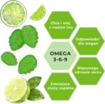 Weider Omega Gummies (50 Gums) Lime Flavour, with Vegan Omega 3-6-9 from chia and lax Seed Oil, Gluten Free, no Added Sugar - Image 4