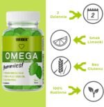 Weider Omega Gummies (50 Gums) Lime Flavour, with Vegan Omega 3-6-9 from chia and lax Seed Oil, Gluten Free, no Added Sugar - Image 5