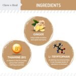 Chew + Heal Labs Calming Chews for Dogs - 30 Peanut Butter Melatonin Dog Sleep Aid & Calming Dog Treats with Thiamine, L-Tryptophan & Ginger - Image 4