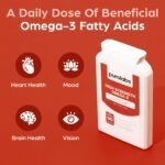 Purolabs Omega 3 Fish Oil Capsules – High Strength Omega 3 with 660mg EPA & 440mg DHA per Serving – Premium Omega 3 Capsules for Heart, Brain & Vision Support – 90 Easy-to-Swallow Softgels - Image 3