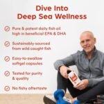 Purolabs Omega 3 Fish Oil Capsules – High Strength Omega 3 with 660mg EPA & 440mg DHA per Serving – Premium Omega 3 Capsules for Heart, Brain & Vision Support – 90 Easy-to-Swallow Softgels - Image 4
