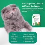 Daily Dog Vitamins - 24 Natural Minerals and Multivitamin Supplement for Dogs and Cats - Puppy to Senior - Support Brain, Heart, Joint, Muscle, Gut, Skin, Coat and Immune System.120 Tablets - Image 7