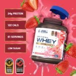 Applied Nutrition Critical Whey Protein Powder – 24g Protein per Serving, High Protein Powder, Protein Shake with BCAAs & Glutamine – Muscle Growth & Recovery (2Kg - 61 Servings)(Strawberry Milkshake) - Image 3