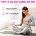 Pregnancy Tablets 20 Multivitamin with 800µg Folic Acid, D3, Iron, DHA, Omega-3, Probiotics Blend, Magnesium, All Trimester Pregnancy Support – 30 Vegetarian Tablets – One Month Supply - Image 7