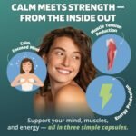 Triple Magnesium Power + Vitamin B6 – 3 Forms: Glycinate, Malate & Taurate – 120 Vegan Capsules – High Absorption for Sleep, Energy, Mood, Muscle & Stress Support - Image 4