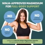 Triple Magnesium Power + Vitamin B6 – 3 Forms: Glycinate, Malate & Taurate – 120 Vegan Capsules – High Absorption for Sleep, Energy, Mood, Muscle & Stress Support - Image 6