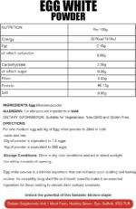100g Egg White Powder Cooking Baking Eggs Albumen Protein Powdered Eggs All Natural Halal Kosher - Image 5