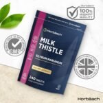 Milk Thistle Tablets | High Strength 240 Vegan Tablets | 8-Month Supply | Silybum Marianum Extract | Recyclable & Resealable Pouch | by Horbaach - Image 5