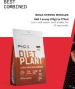 PhD Nutrition Diet Plant, Vegan Protein Powder Plant Based, Salted Caramel, High Plant Protein, 19 Servings Per 500g Bag - Image 6