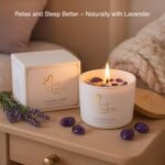 Lavender Candles Gifts for Women with Amethyst Crystals for Sleep, Relaxation & Stress Relief – Aromatherapy Soy Candle 30 Hrs – Christmas Gifts - Image 3