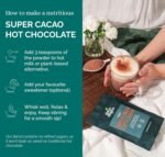 Green Origins Organic Super Cacao Latte Blend to Calm & Balance the Mind | No Added Sugar | Vegan Hot Chocolate Powder | 10 Servings, 150g | Gluten Free, Dairy Free, Kosher - Image 7